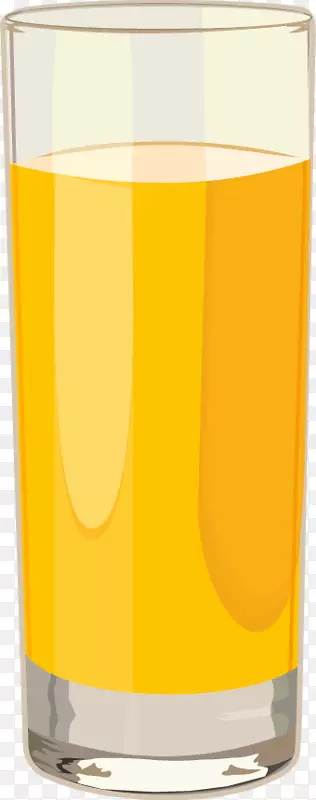 橙汁饮料玻璃装饰创意果汁杯