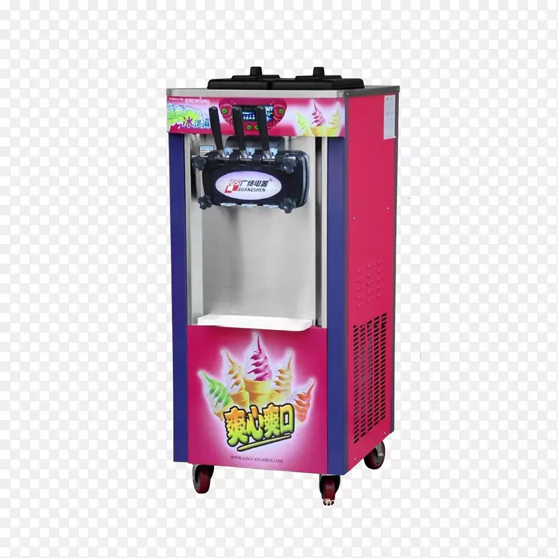 油炸冰淇淋冻肉球-夏季摊位冰淇淋机
