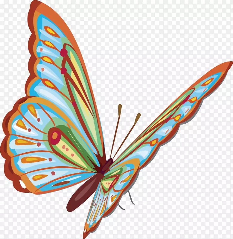 蝴蝶下载夹艺术-蝴蝶装饰设计精美设计