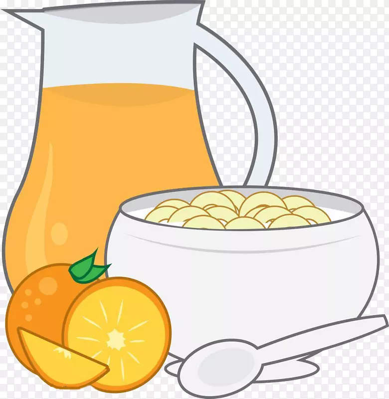 橙汁早餐牛奶吐司夹艺术-挤压橙汁