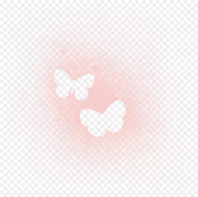 蝴蝶心脏电脑墙纸-荧光蝴蝶