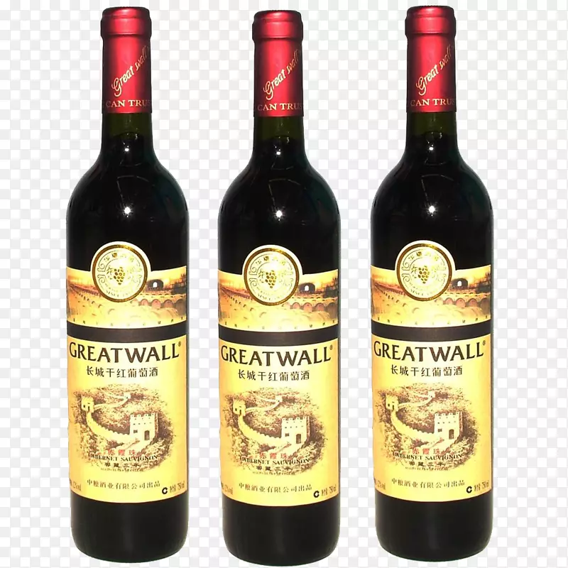 红葡萄酒甜品葡萄酒赤霞珠白葡萄酒-长城三年地窖赤霞珠葡萄酒