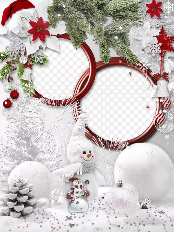 圣诞节装饰画框帽圣诞树.圣诞帽框架材料