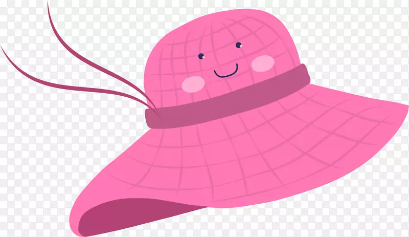 帽子粉红剪贴画.粉红帽子