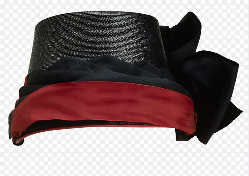 顶帽-红黑相间的帽子