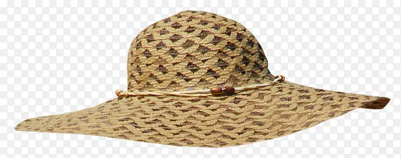 草帽髓头盔创意棕色帽子