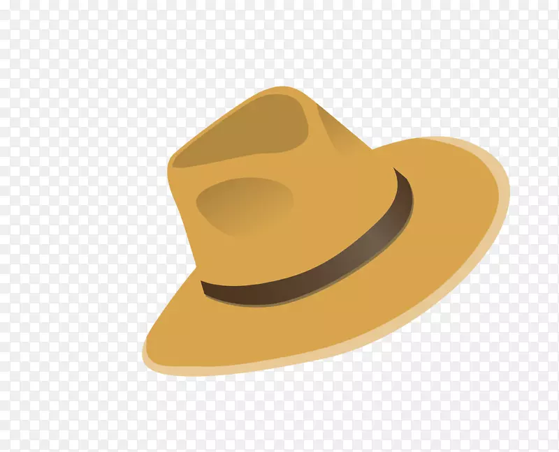 帽子软帽黄色黄色大礼帽男式女帽