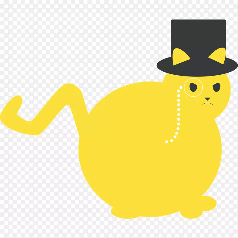 英国速记猫科宠物插图-戴帽子的猫