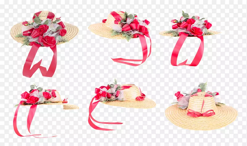 帽子软件剪辑艺术-花卉帽子