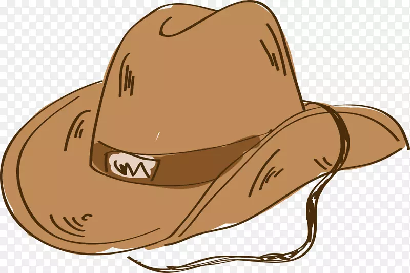 牛仔帽-手绘帽子