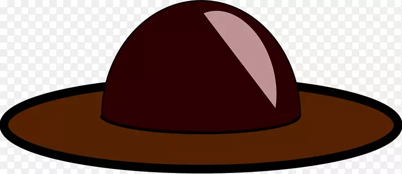 帽子像素图-棕色帽子