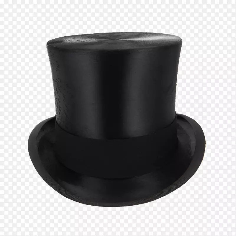 顶帽锁&公司真丝浆纱.椭圆形黑色帽子