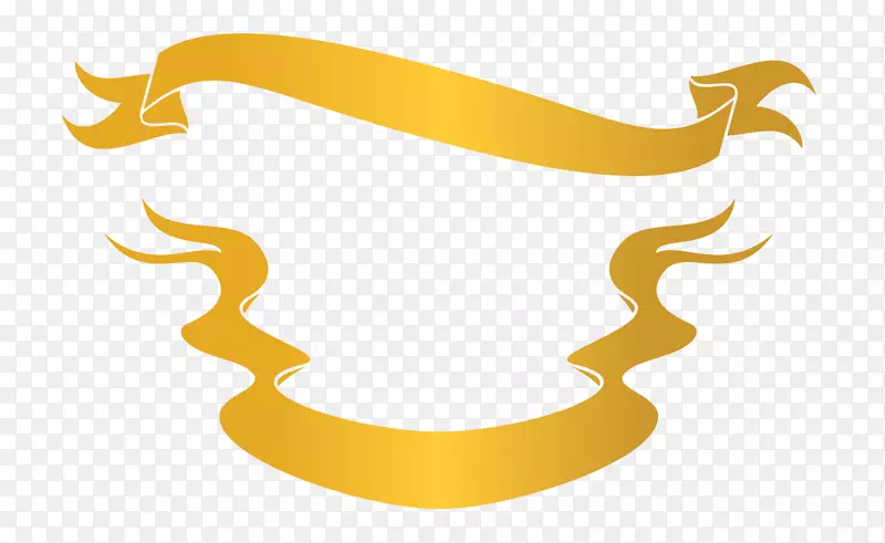 黄金装饰艺术装饰曲线带状
