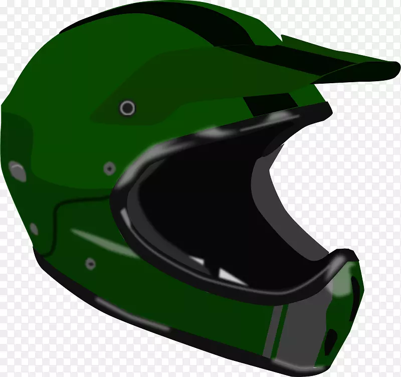 摩托车头盔夹艺术.绿色帽子
