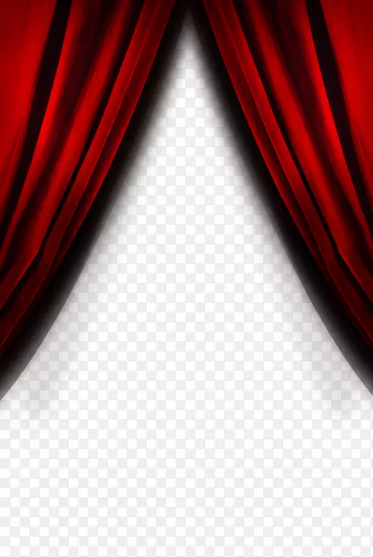 剧院窗帘和舞台窗帘特写电脑剧场壁纸-红丝带，淘宝材料