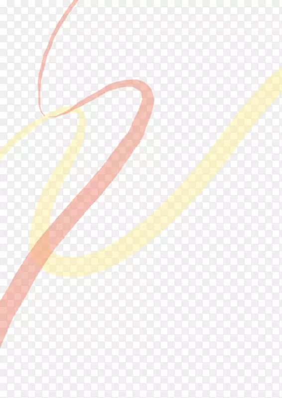 黄色字体-粉红色丝带