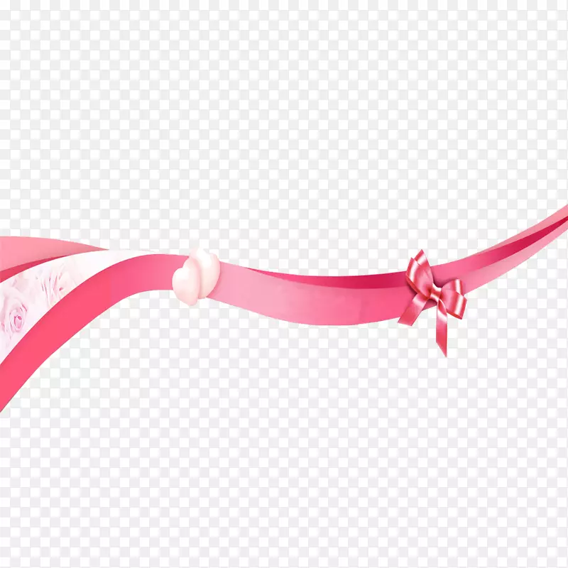 粉红丝带图标-粉红丝带