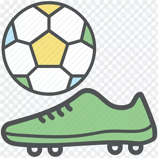 足球运动偶像-卡通鞋