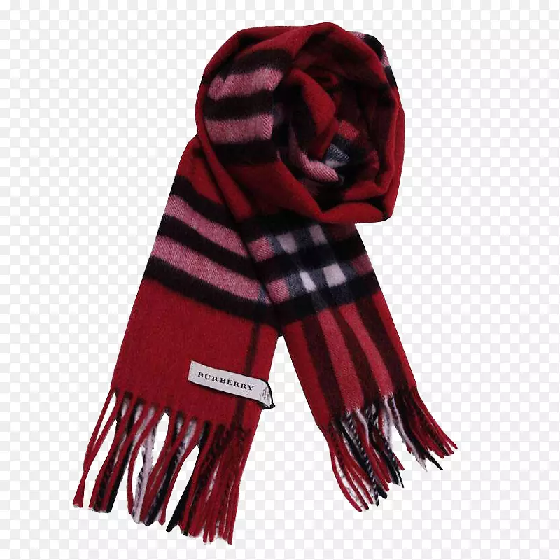 苏格兰葡萄酒围巾羊绒羊毛设计师红酒红格子羊绒围巾