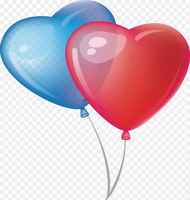 气球心情人节剪贴画情人节浪漫元素