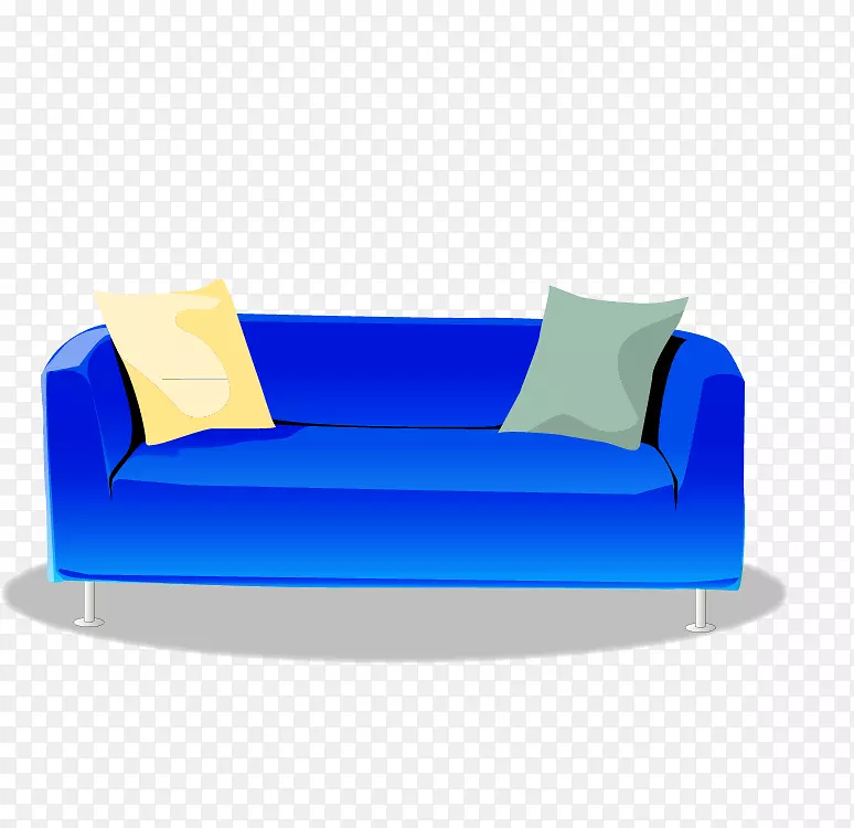 沙发家具，椅子，土坯插画.手绘沙发