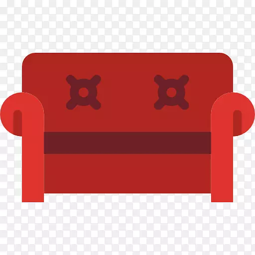 矩形字体-红色沙发