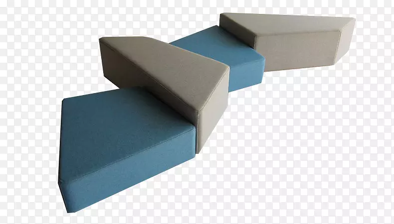 沙发灰蓝色蓝灰色缝制装饰沙发