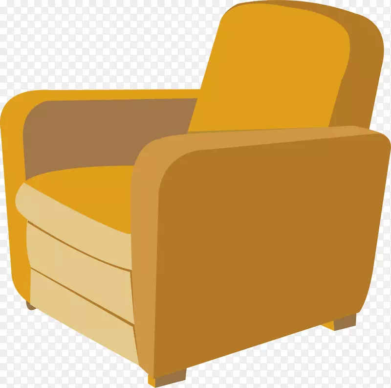 俱乐部椅沙发-沙发PNG元素