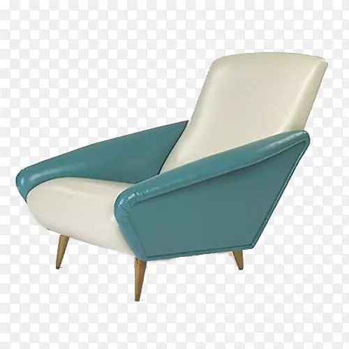 椅子躺椅长椅家具小而清新的蓝色装饰沙发