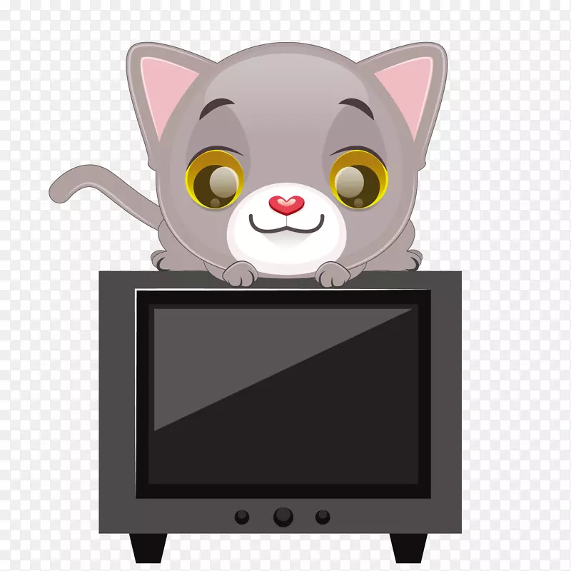 CAT电视插图宠物猫