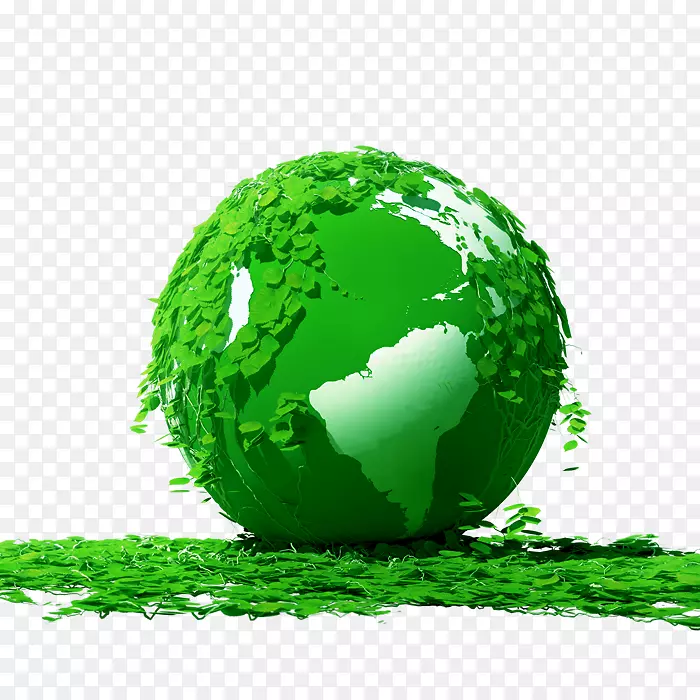 地球世界环境日-地球绿草