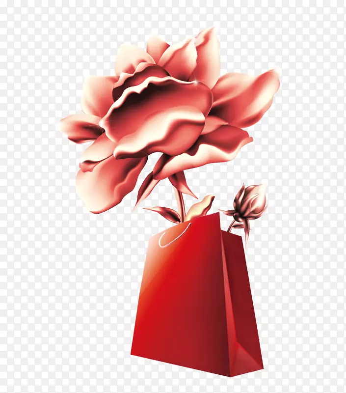 海报壁纸-莲花及手袋