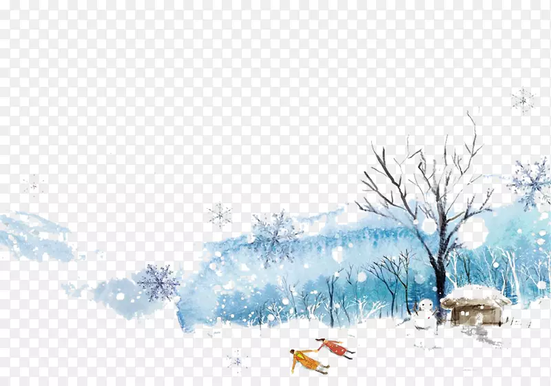 雪搜狐墙纸-美丽的雪画材料