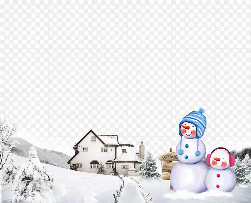 雪屋冬季雪人-冬季雪屋不含材料