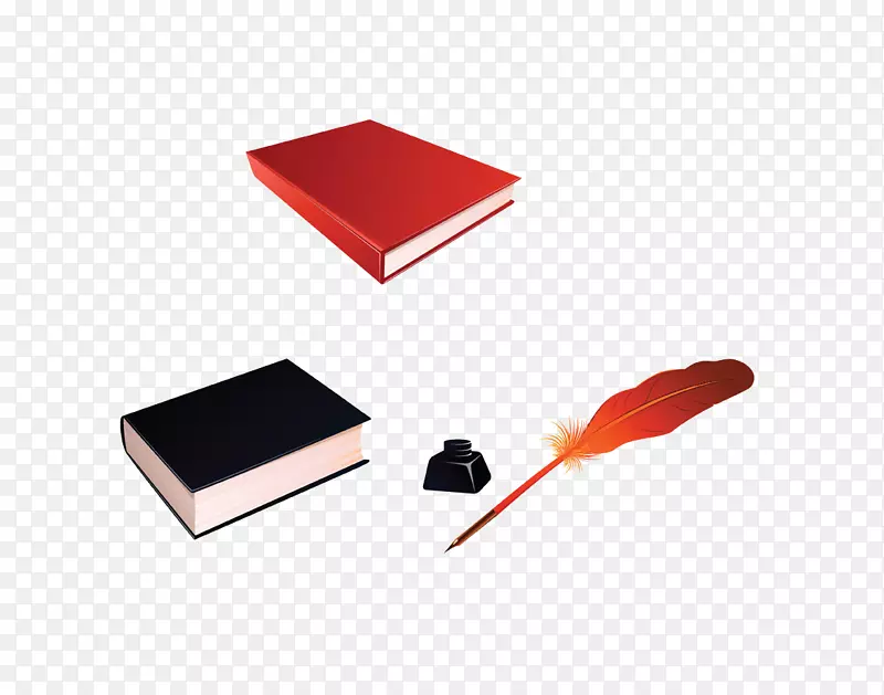 画笔软件光栅图形.书籍和笔