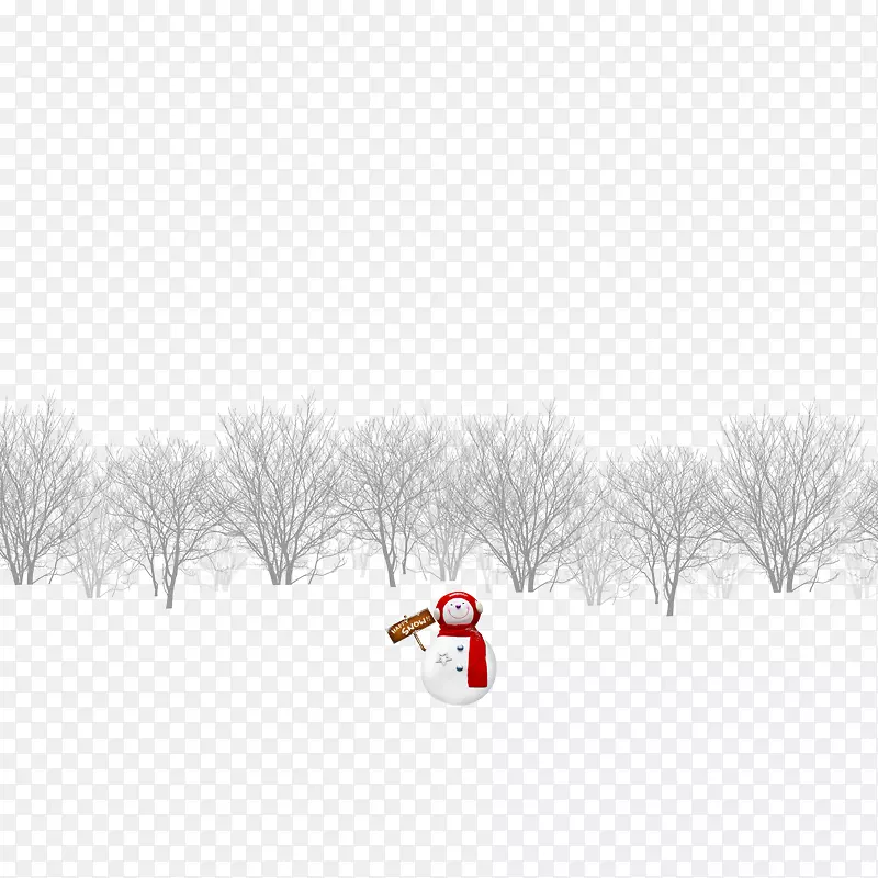 雪人树红树雪人