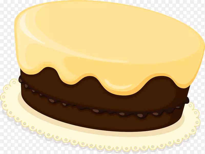 生日蛋糕奶油托杯蛋糕bxe1nh-鲜黄色小蛋糕