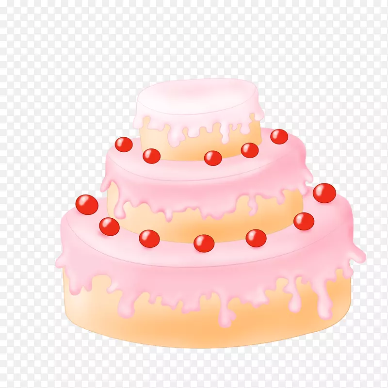 生日蛋糕奶油生日卡-卡通蛋糕