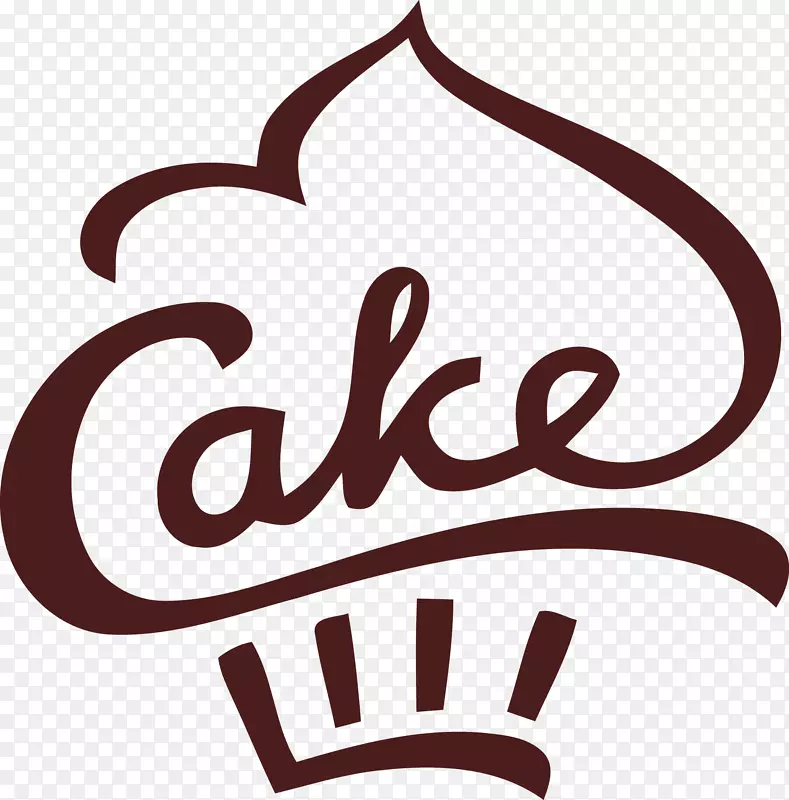 纸杯蛋糕烘焙甜甜圈标识-简单手绘蛋糕