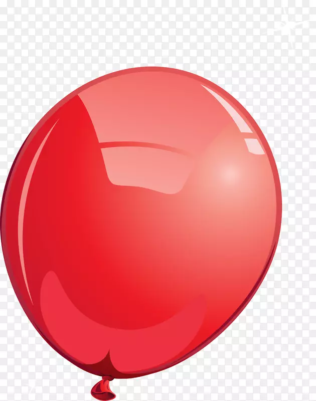 气球剪贴画.红色气球图案