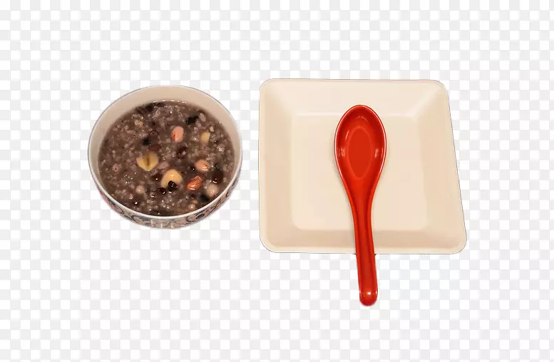 LABA粥汤匙-一碗米粥材料图片