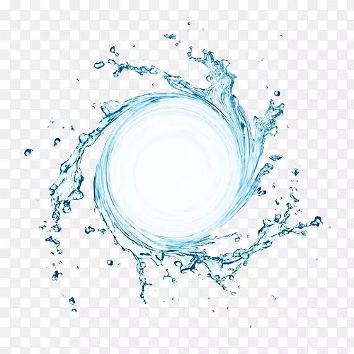 水循环滴蓝摄影-一池水的动态创意