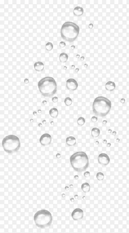 气泡滴水夹艺术-水，材料
