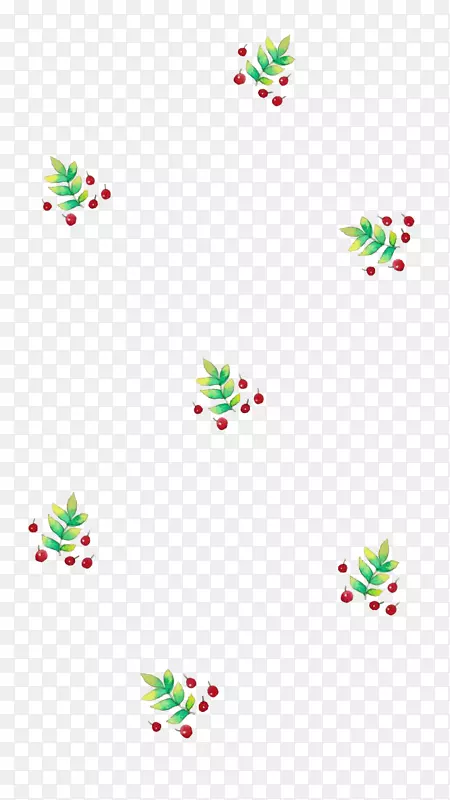 卡通插图-绿树