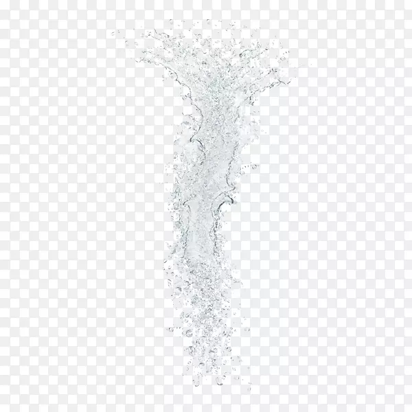 树水字体-溅水效果