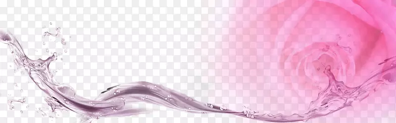 粉红画谷歌图片海报-水之花