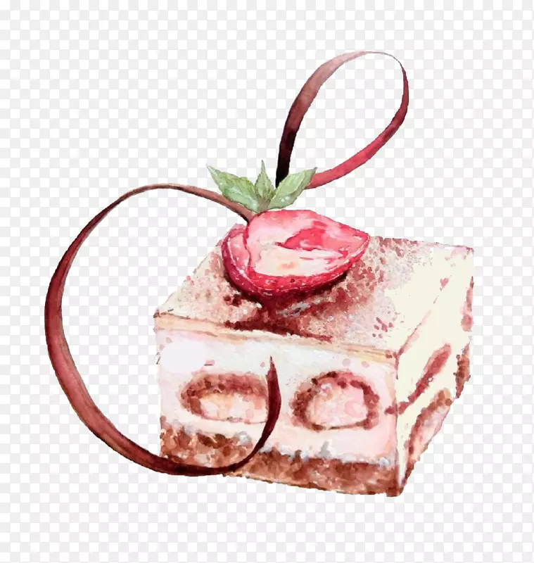 草莓派Tiramisu草莓奶油蛋糕Aedmaasikas-卡通草莓蛋糕