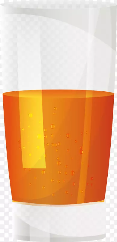 橙汁软饮料-半杯橙汁