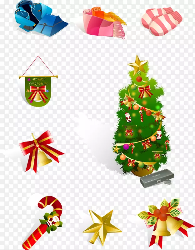 糖果手杖圣诞装饰品圣诞树装饰系列