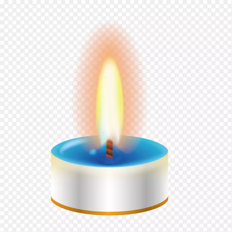 蜡烛火焰-白色蜡烛材料